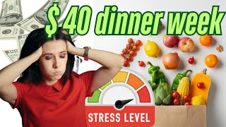 $40 for 5 family size meals