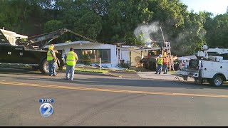 Residents describe close call as runaway roller crashes into Pearl City home