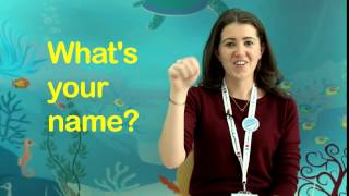 How to sign 'What's your name'