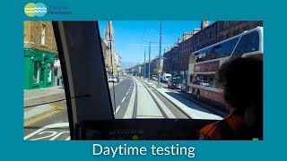 Trams to Newhaven - Daytime testing