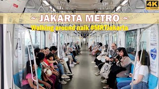 from POINS [Pondok Indah Square] to Senayan w/ MRT Jakarta Metro❗Lebak Bulus MRT Station to Senayan