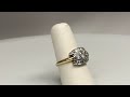 yellow gold u0026 platinum art deco diamond ring boston ma bostonian jewelers