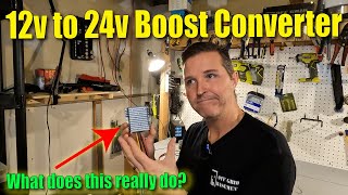 12v to 24v Boost Converter Explained.  Perfect for beginners!