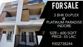 (PC 008) 3BHK DUPLEX FOR SALE , 55 lac (9302738244)