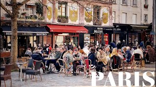 🇫🇷[PARIS 4K] WALK IN PARIS "PLACE DE LA CONTRESCARPE PARIS" (EDITED VERSION) 28/MAR/2022