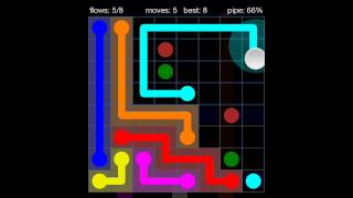 Flow Free Bonus Pack 8x8 Level 15 Walkthrough