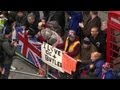 Mourners gather at Saint Paul's ahead of Thatcher funeral