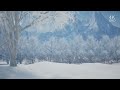 snowy mountain background blizzard sleeping sleeping music atmosphere travel relaxation