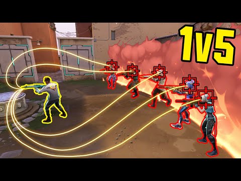 Video 22 Minutes Of Legendary 1v5 Comebacks Valorant Best