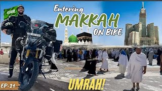 Entering Makkah On bike //Kashmir to Saudi aarab on bike ///the umer #theumer