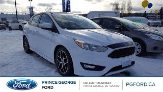 White 2015 Ford Focus 4dr Sdn SE Review Prince George British Columbia - Prince George Ford