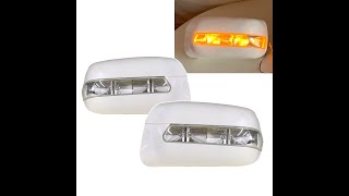 卡嗶車燈 適用於 Benz 賓士 S-CLASS W140 95-99 LED W220Look 後視鏡外蓋 未烤漆