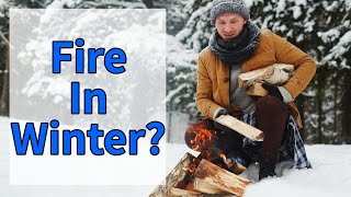 Master the Art of Building a Campfire in the Snow