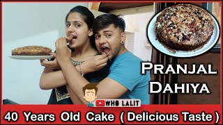 40 Years Old Cake | Delicious Taste | Funny Vlog | Pranjal Dahiya | Who Lalit