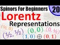 Spinors for Beginners 20: Lorentz Group / Algebra Representation Theory