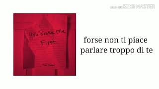 you broke me first-tate mcrae|traduzione