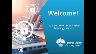 Top 5 Security Concerns When Selecting A Vendor Webinar