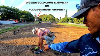 POLICE Allow Metal Detecting in GUARDED Location (For 1 Day ONLY) UNDERWATER Search!!