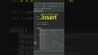 append vs insert in Python #python #pythonprogramming #pythontricks #learning