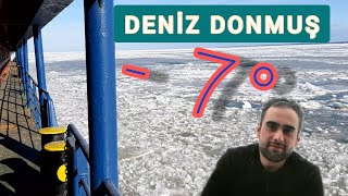 Donmuş denizde gemi nasıl gider?