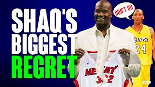 Shaq's Biggest REGRET With Kobe 😥
