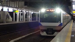 【FHD】JR東日本 E531系 常磐線 [普通] 石岡⇒水戸 走行音\u0026右側夜間車窓('17.1.10夕方)