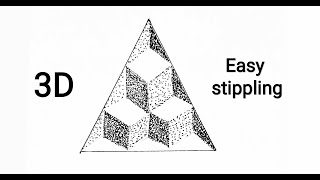How to draw using dots (stippling tutorial) for beginners