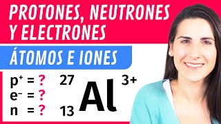Calcular PROTONES, NEUTRONES y ELECTRONES ⚛️ Átomos con Carga Neutra e Iones