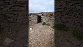 Knap of Howar, the oldest stone house in northern Europe, isle of Papa Westray, Orkney