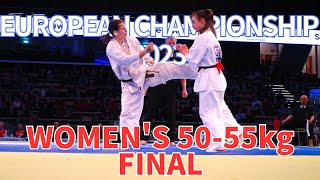 【新極真会】European KARATE Championship 2023 Women 50-55kg Final 　SHINKYOKUSHINKAI KARATE