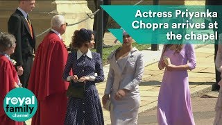 Royal Wedding: Priyanka Chopra arrives at the chapel