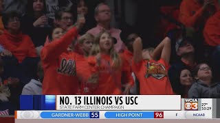 No. 13 Illini fall flat in home loss to USC