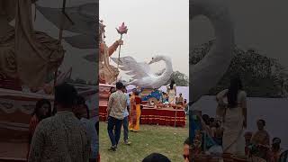 ঢাকা উত্তরা শান্ত ইউনিভার্সিটি সরস্বতী পূজা এবারের সেরা উচ্চ মূর্তি