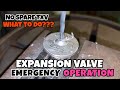 TXV TROUBLESHOOTING, REFRIGERATION THERMAL EXPANSION VALVE UNDER EMERGENCY OPERATION | LECKYJAKE