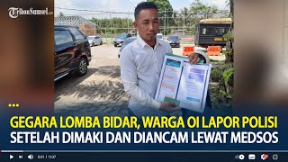 Gara gara Lomba Bidar, Warga Pemulutan OI Ngadu ke Polisi Dimaki dan Diancam Lewat Medsos