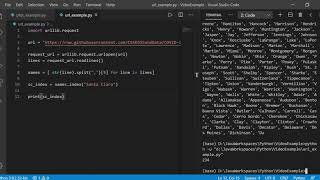 17 - Plotting Data from a url