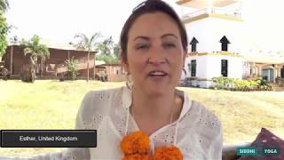 Siddhi Yoga: Yoga Teacher Training (RYT200) Review by Esther from United Kingdom at Goa, India