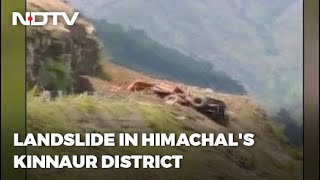 Kinnaur Landslide: 1 Dead In Himachal Landslide, 25-30 Feared Buried As Vehicles Trapped