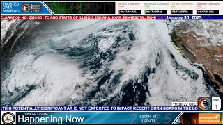 CA and Hawaii Flooding, Rain for the East and Frigid Alaska SISE Update 20250130