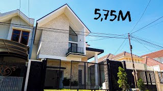 Keren! 5,75M! Rumah Modern Tropis Cakep di Kupang Indah Surabaya