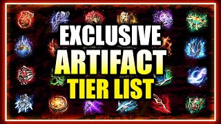 TIER LIST All 58 Exclusive Artifacts w/ CHAPTERS - Full Stream \u0026 Full Ratings ⁂ Watcher of Realms