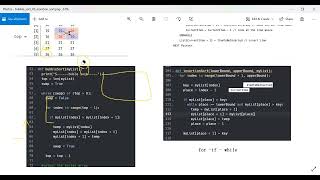 9618 - Python video tutorial Class 7 (Part 2 - Bubble sort algorithm ) - Python tutor