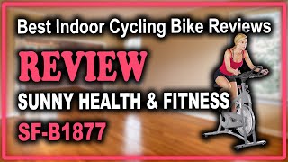 Sunny Health & Fitness Magnetic Indoor Cycling Bike SF-B1877 Review - Best Indoor Cycling Bike 2021