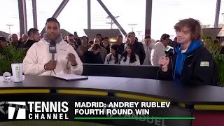 Andrey Rublev Get His First Top-3 Win Since September 2022 | 2024 Madrid Fourth Round