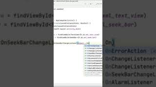 Android SeekBar Example