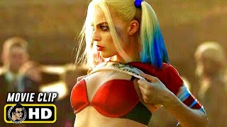 SUICIDE SQUAD (2016) Airport Suit Up Scene [HD] Margot Robbie