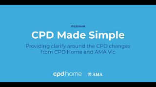 CPD Home Webinar