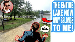 Neighbor Built An Illegal Fence Across Our SHARED Lake \u0026 Destroyed My Lawn With Herbicides!