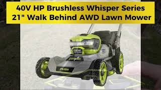 The Only Ryobi 40V HP Whisper Series Mower Review You Will Ever Need to See + Toro Gas Comparison