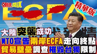 【頭條開講】Ecfa沒了! 大陸貿易壁壘調查借WTO 突襲台獨!民進黨軟了 中國貨將滿街跑! 20230417@頭條開講HeadlinesTalk